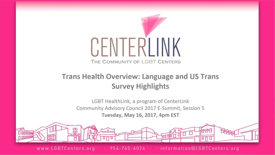 Image of Trans Health Overview